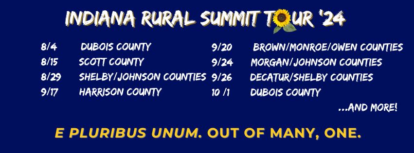 Indiana Rural Summit Tour Dates image